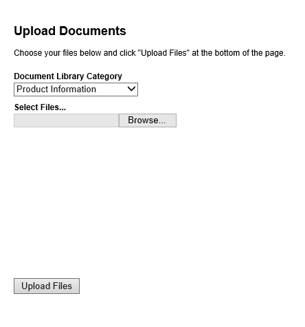 How do I upload a PDF or other Document?